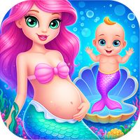 Mermaid Mommy Baby Care Game