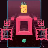 Big NEON Tower VS Tiny Square
