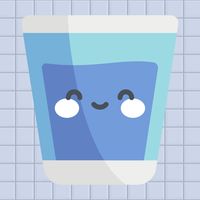 Happy Filled Glass Two