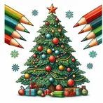 Christmas Kids Color By Number