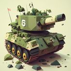 Voxel Tank Hero - Battle Games