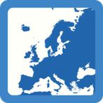 Europe blank map