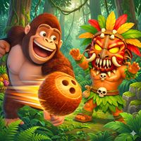 Gorilla Coconut kong Shoot run