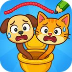 Draw To Smash : Toilet Puzzle