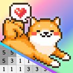 Kawaii Pixel Coloring Book