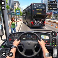 Coach Tourist Bus City Driving