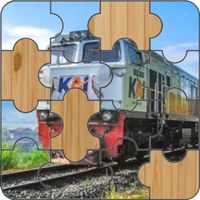 Train jigsaw puzzles