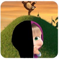 Bear puzzle shadow