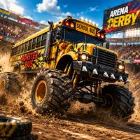 Monster Bus Derby Destruction