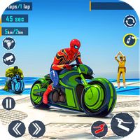 Superhero Tricky Bike Race