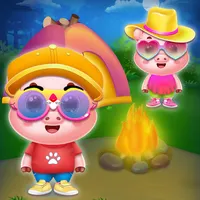 Baby Pig Summer Camp Games.