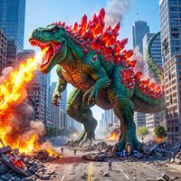 Kaiju Titan City Destruction