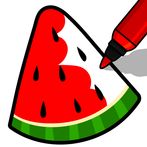 Fruits Coloring- Food Coloring