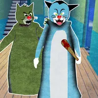 Scary horror cat