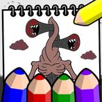 Siren Head Coloring