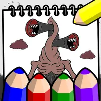 Siren Head Coloring