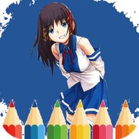 adult anime coloring game