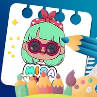Miga Town coloring book