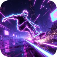 Neon Skate | Skateboard Retro