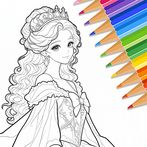 Cute Drawing : Anime Color Fan