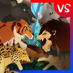 Tiger vs Lion: Forest War