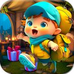 Hiker Little Boy Escape