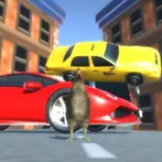 Chicken out of road