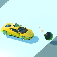 Hit the wall on the car
