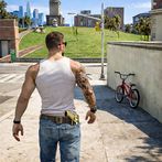 Grand Gangster Rope hero City