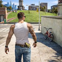 Grand Gangster Rope hero City