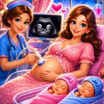 Mommy Give Birth Newborn Twins
