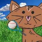 TENNIS WITH CAT