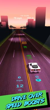 Turbo 84 - Retro Arcade Racing - Screenshot 2