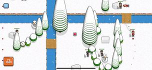 Pixel Pro Snow Fight - Screenshot 2